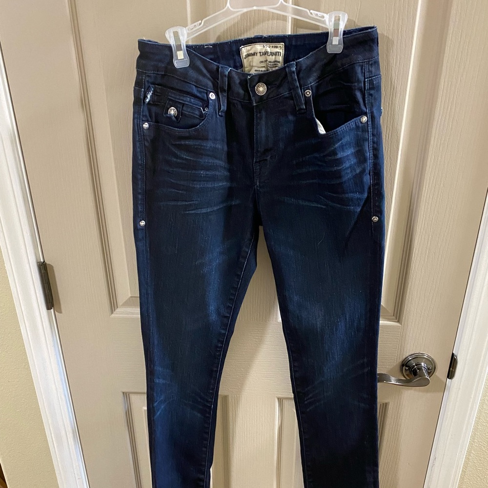 Jimmy taverniti jeans nwot skinny dark wash